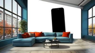 smartphone  With Blank Screen in 3d Wall mural