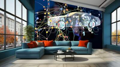  - neural network exposure digital Wall mural