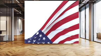 Artistic Expression: Captivating 3D USA Flag Inspires Emotion and Patriotism Wall mural