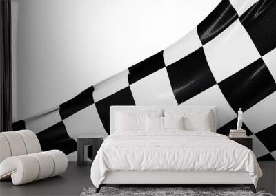 Black and white flag Wall mural