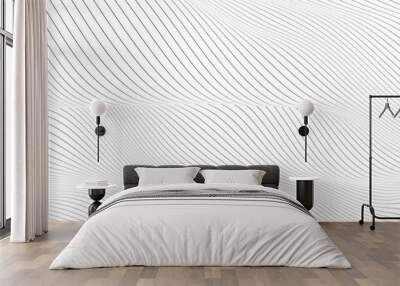 black and white stripes  Wall mural