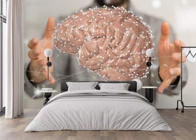 brain Wall mural