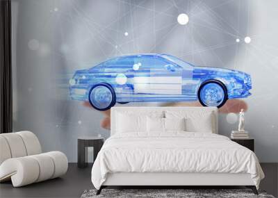 car digital Wall mural