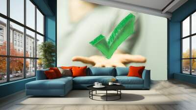 checkmark Wall mural