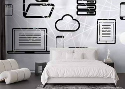 cloud Wall mural