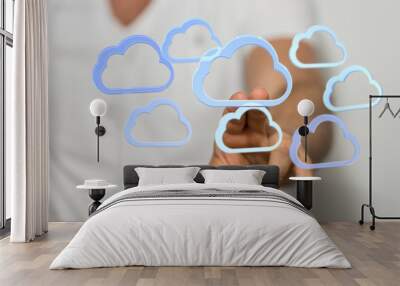 cloud Wall mural