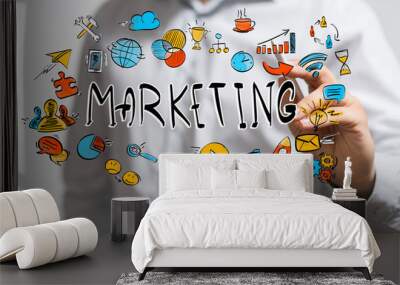 concept marketing Wall mural