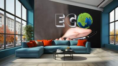 Ecology and go green symbol Wall mural