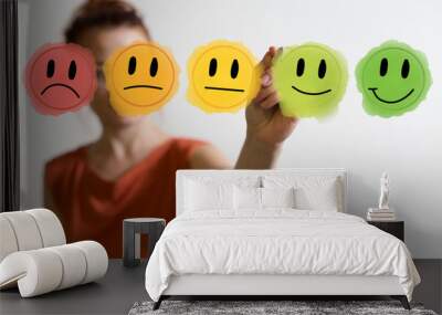 emoticon Wall mural