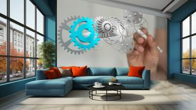 gear Wall mural