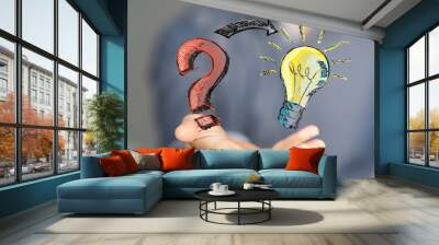 idea Wall mural