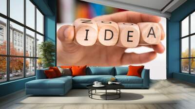 idea Wall mural