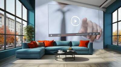 media player Wall mural