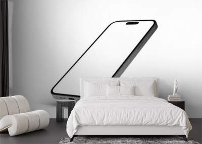 Mockup - Modern frameless smartphone Mock up Wall mural