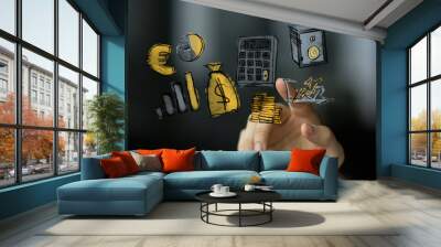 money Wall mural