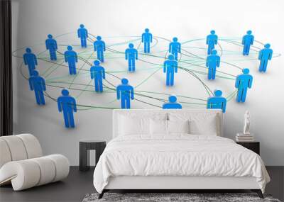 networking Wall mural