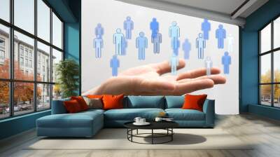 people net Wall mural