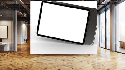 Photo White tablet, isolated on 3d background Wall mural