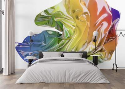 Silky smooth shimmering with a touch of iridescence Wall mural