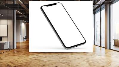 smartphone digital isolated 3d background Wall mural