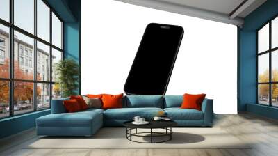 smartphone  With Blank Screen in 3d Wall mural