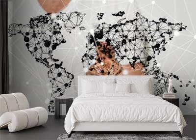 world Wall mural