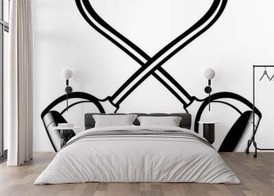 Hay Hook Logo Wall mural