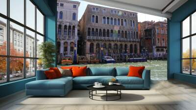 The canals of Venice, Italy Wall mural