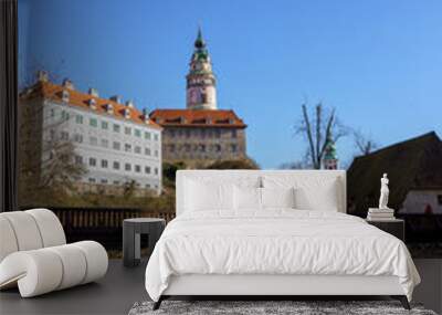 State castle and castle Cesky Krumlov  Wall mural