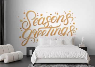 2020 Seasons Greetings Wall mural