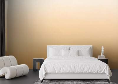 Creamy beige gradient background with soft shading. Wall mural