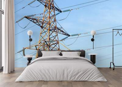 Electricity pylon Wall mural