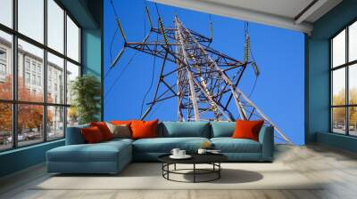 High voltage tower Wall mural