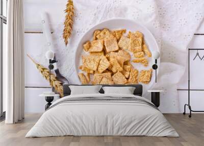 Cereal flakes for breakfast Wall mural