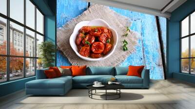 Dried tomatoes Wall mural