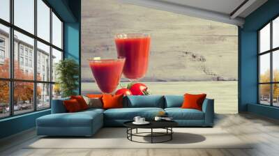 Drink red color Wall mural