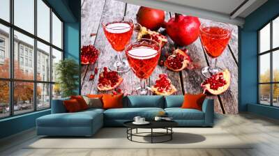 Drink red Wall mural