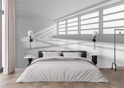 Abstract White Architecture Design Concept Wall mural