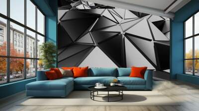 Chrome Metallic Glossy Futuristic Background Wall mural