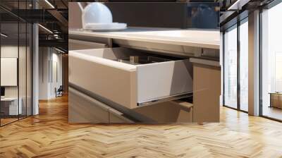 home furniture interior design detail drawer fitting and element of storage manage space area function home interior furniture design concept Wall mural