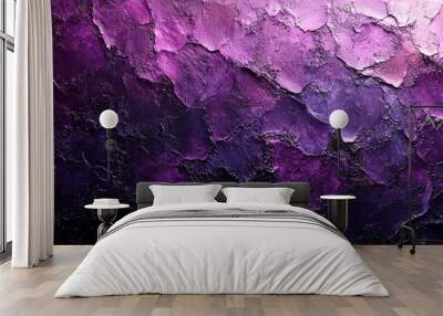 Purple and pink abstract textured background. Wall mural