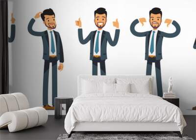 Vector character design Wall mural