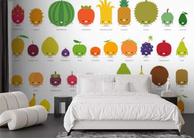 Vector fruit design Wall mural