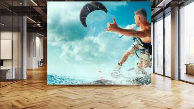 Kitesurfing Wall mural