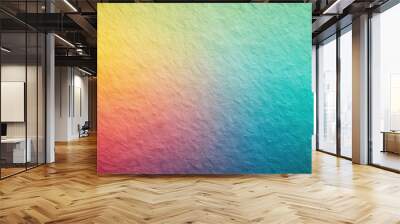 Gradient color paper texture with a smooth transition of colors, perfect for backgrounds or design projects Wall mural