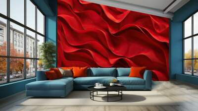 abstract red background Wall mural