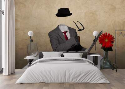 invisible man dinner Wall mural