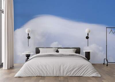 Beautiful blue sky with lots clouds and space for place your text. Wall mural