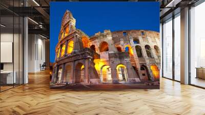 Colosseum Dusk, Rome Italy Wall mural