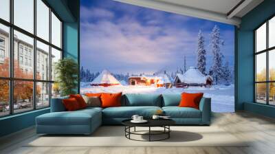 Winter landscape Wall mural